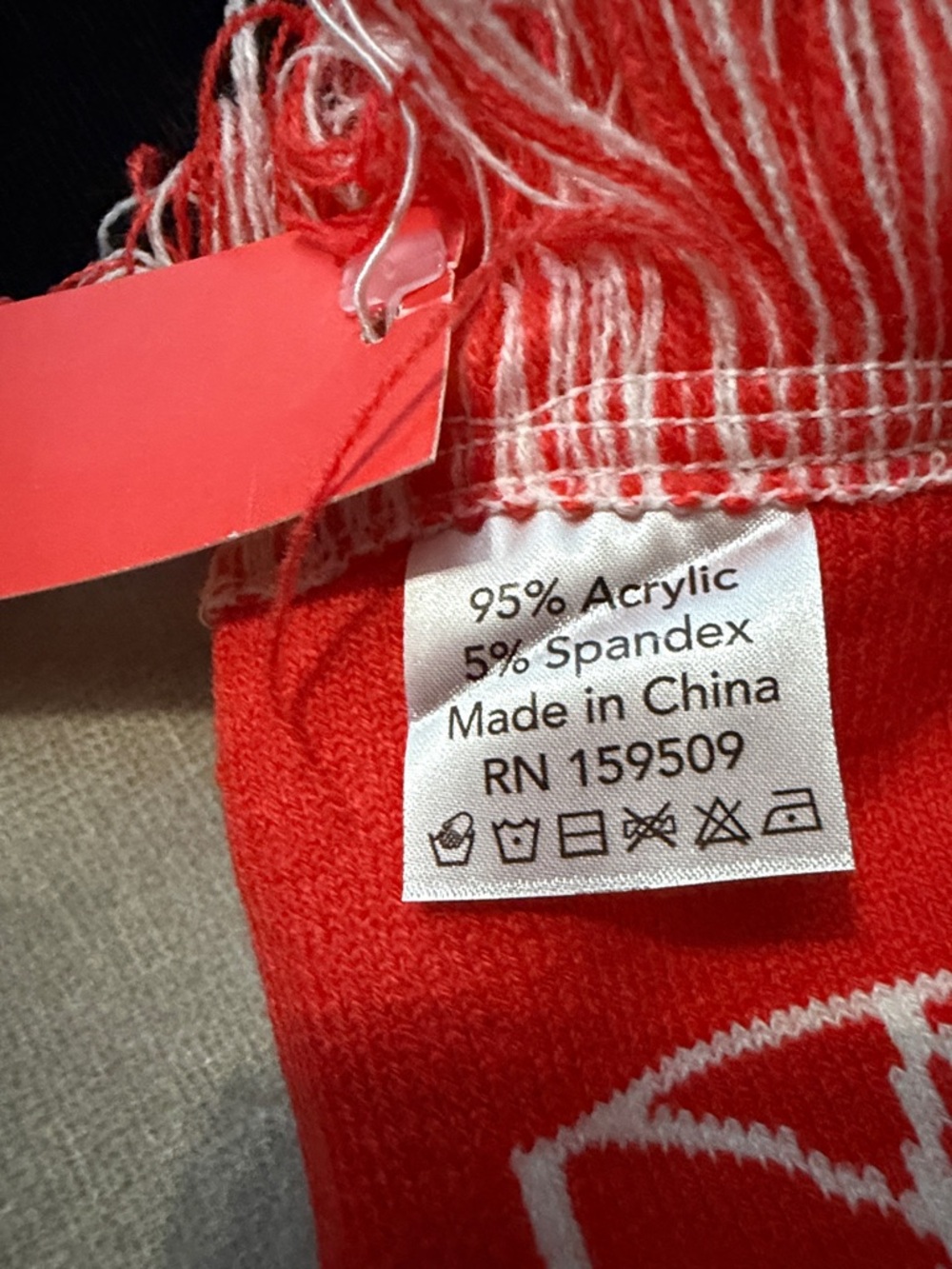 Arsenal supporter scarf Knit Scarf - Picture 6 of 9